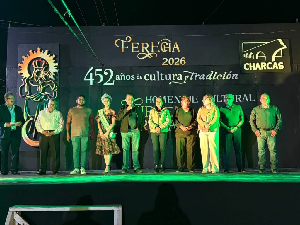 Honor cultural virgen del Rosario Charcas SLP