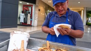 Taquero llora