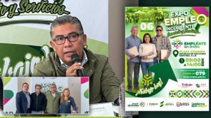 Juan Manuel Navarro presenta en Soledad la Expo Empleo Incluyente, Comercio y Servicios, con participación de 25 empresas y más de 450 vacantes.